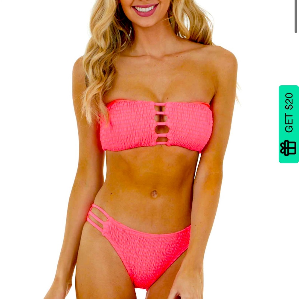 Brand new lime lush bikini set